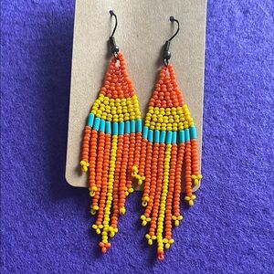 Colorful Beaded Earrings
